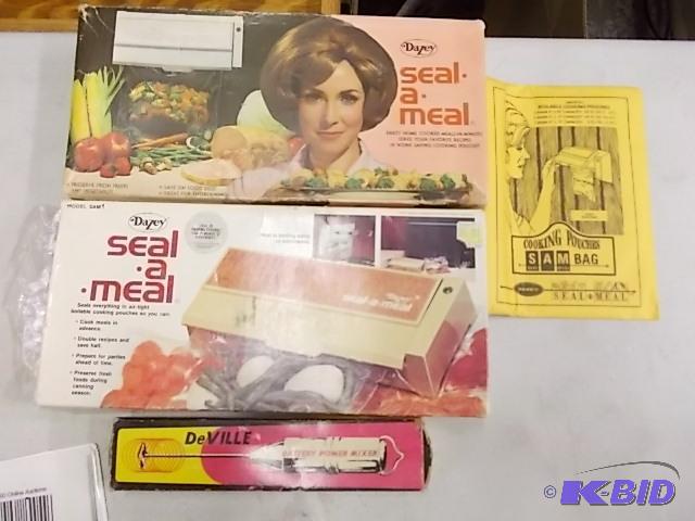 2-Seal A Meals With Extra Bags, Drink Mixer...