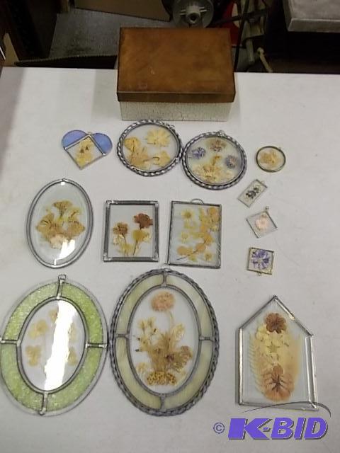 Collection Of Pressed Flower Sun Catchers, Me...
