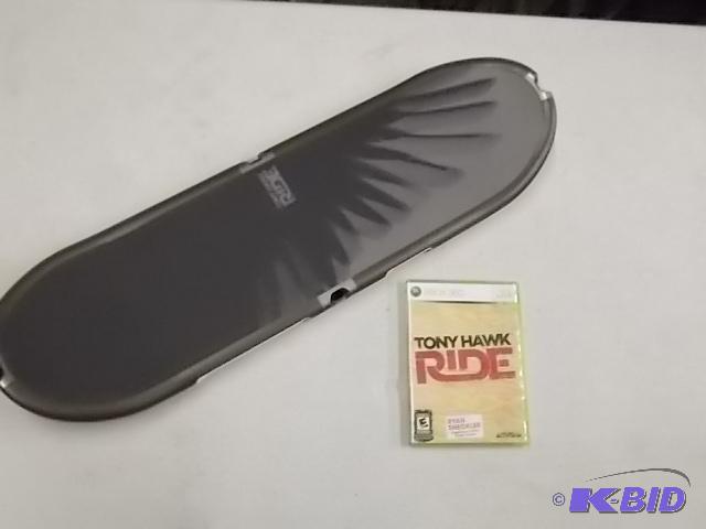 XBox 360 Tony Hawk Skateboard &amp RIDE Game...