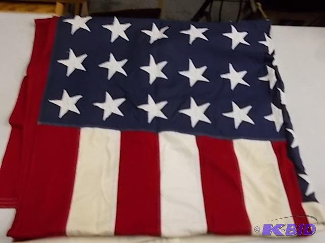 5 ft x 9-12 ft Valley Forge Cotton USA Flag...