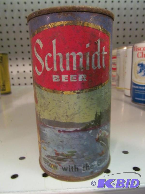 lot 12 image: Schmidt Beer Wildlife Series (Fishing) 12oz Flat Top Beer Can