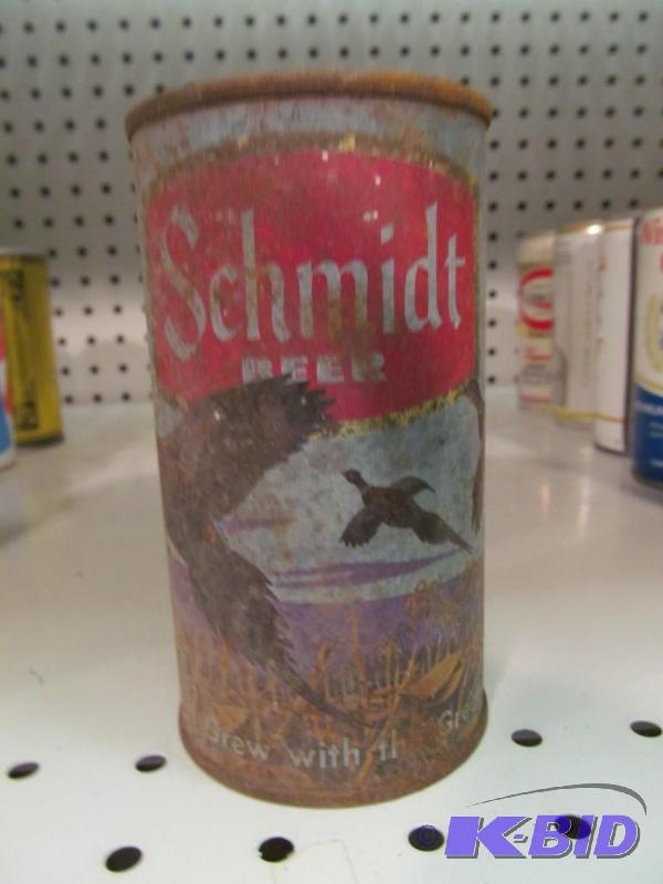 lot 13 image: Schmidt Beer Wildlife Series (Pheasent) 12oz Flat Top Beer Can