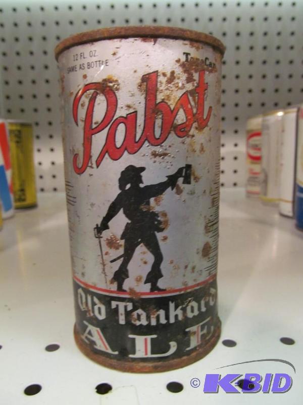 lot 16 image: Pabst Old Tankard Ale 12oz Flat Top Beer Can