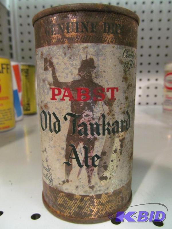 lot 17 image: Pabst Old Tankard Ale 12oz Flat Top Beer Can