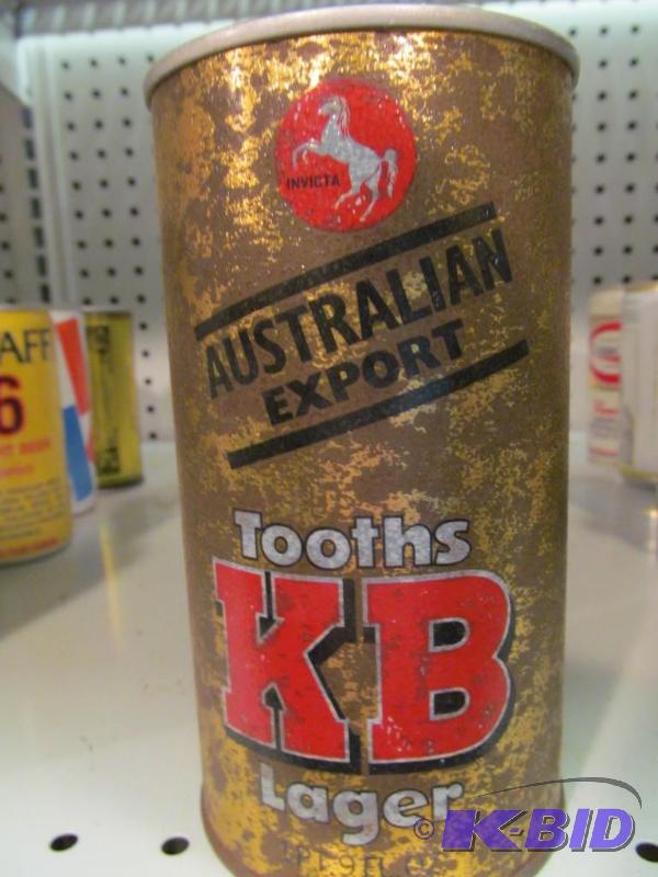 lot 36 image: Tooth KB Lager Beer 740ml Pull Top Beer Can