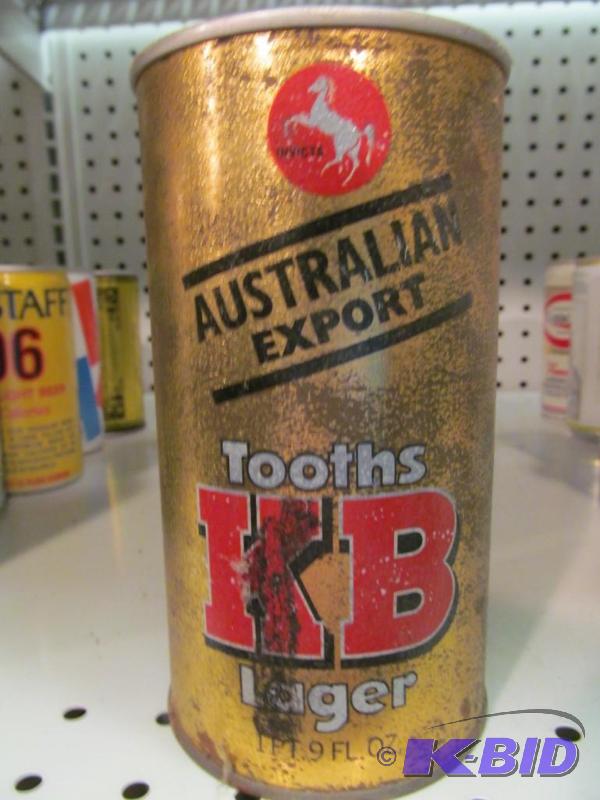 lot 37 image: Tooth KB Lager Beer 740ml Pull Top Beer Can