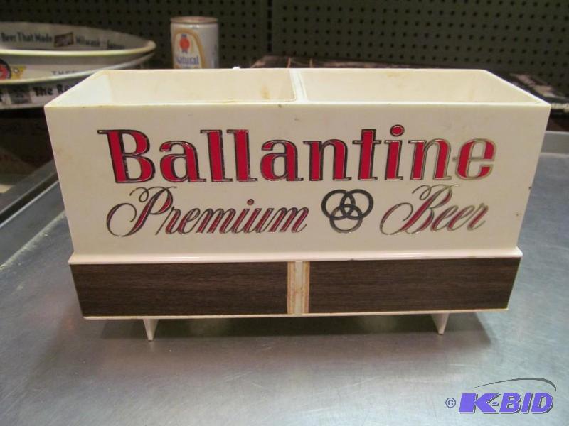 lot 93 image: Ballantine Premium Beer Knapkin  Straw  holder for Bar