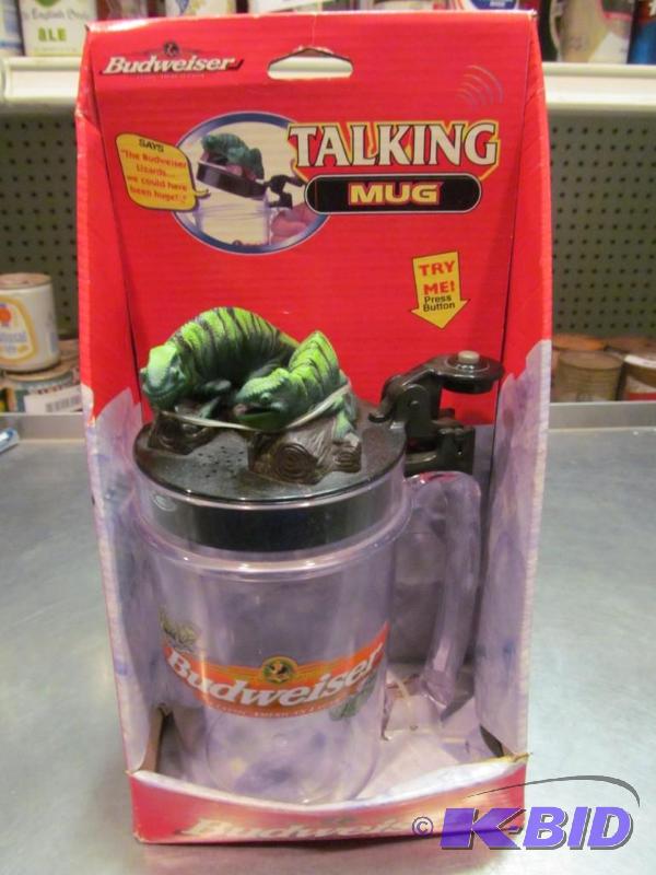 lot 94 image: NEW Budweiser Talking Mug