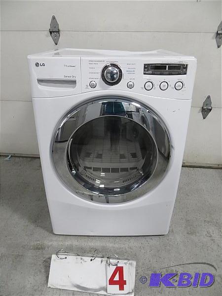 New LG Steam Dryer Series DLEX2650W&nbspWhit...
