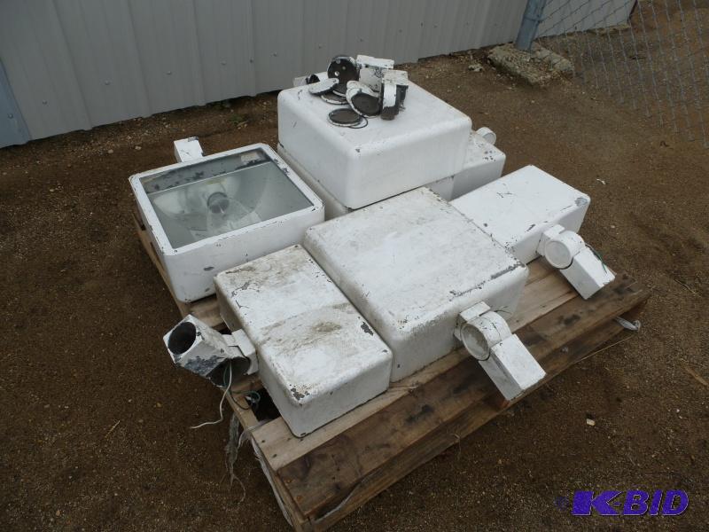 Lot display lighting Approximately 6-7 light...