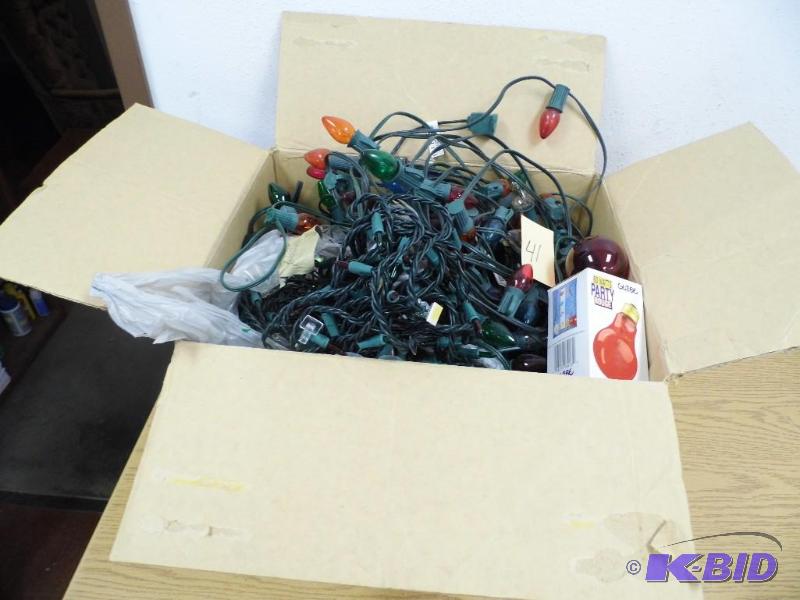 Box of Christmas Lights