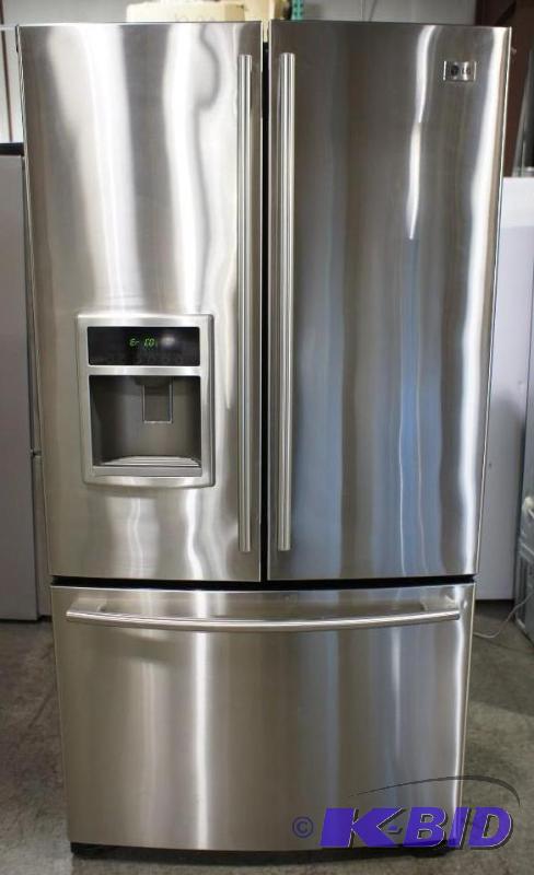 lot 5 image: LG Refrigerator (USED) Model # (LFX21960ST) -...