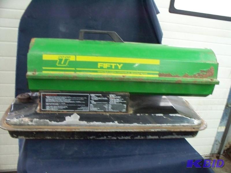 lot 13 image: Coop torpedo heater (fuel oil) works...