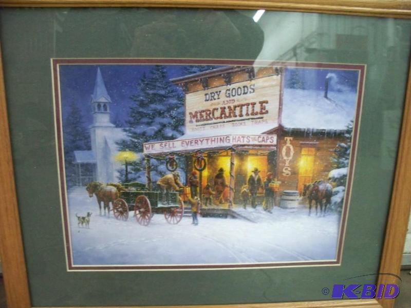 lot 34 image: 18x22 Dry goods picture...