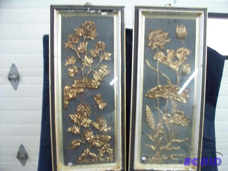 lot 41 image: 2-12x28 wall decor...
