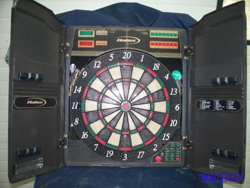 lot 57 image: Dart board...