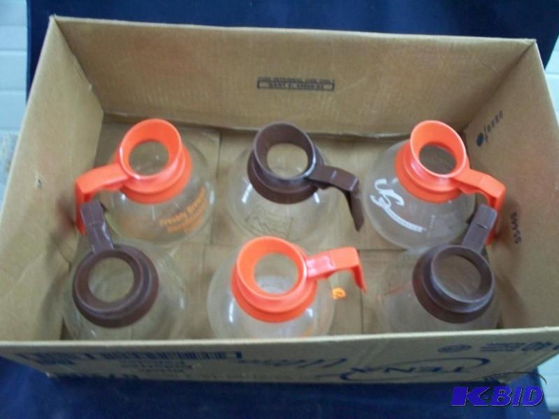 lot 76 image: Box of 6 coffee pots...