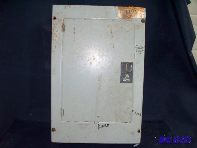 lot 80 image: Electrical box with breakers...
