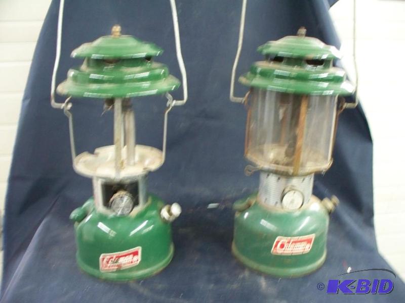 lot 92 image: 2- Coleman lanterns...