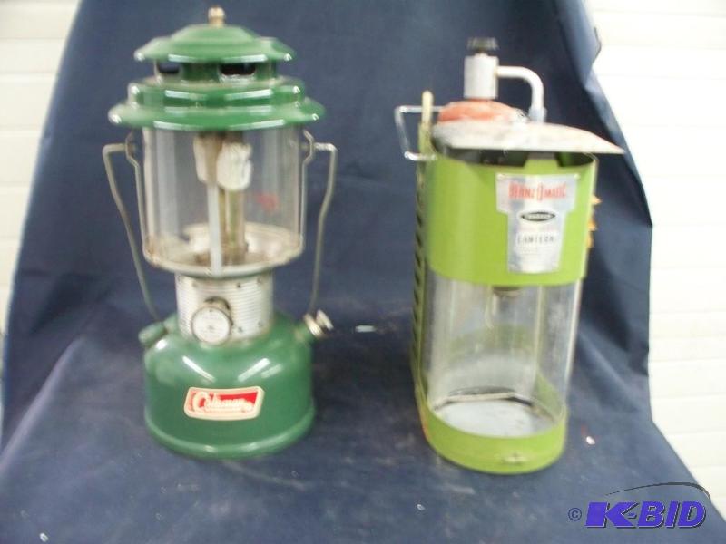 lot 93 image: 1-coleman lantern 1-Bernz-o- matic propane du...