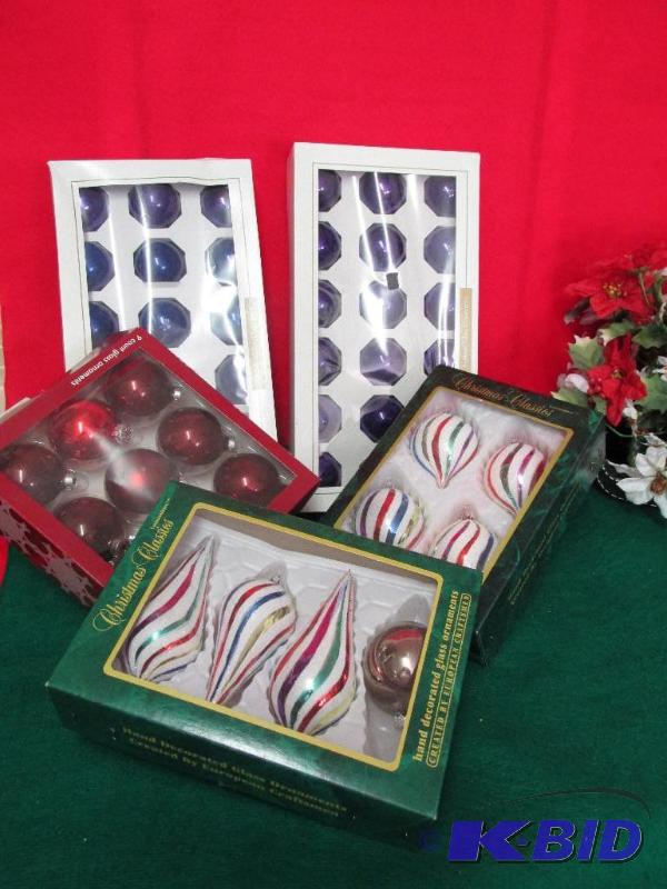 Beautiful Frosted Ornaments, plus