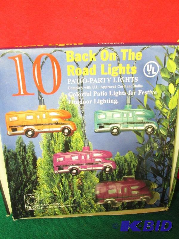 Vintage, Antique, Camper Lights - Back on the Road - Brand New in the Box