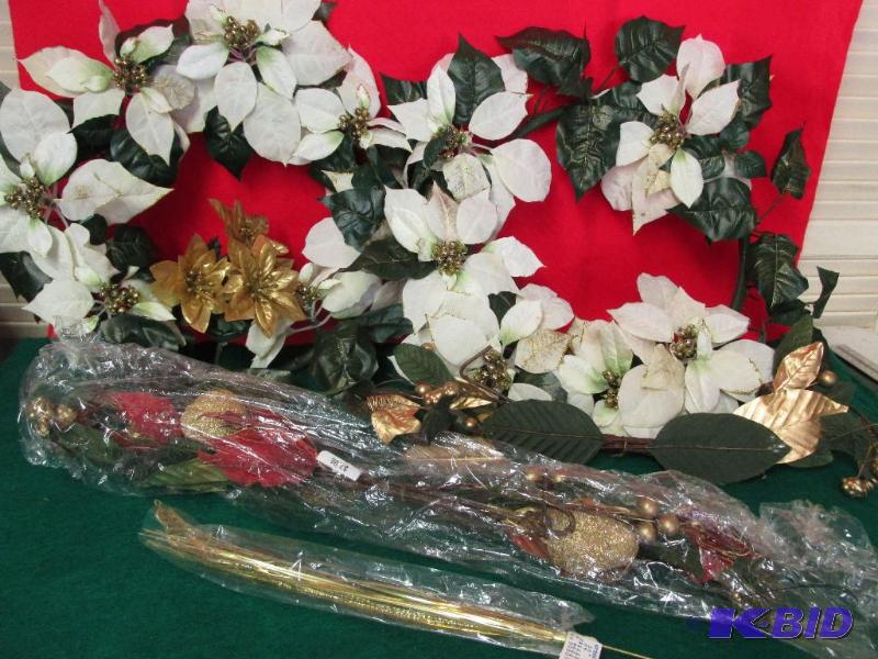 Two Wreaths with a Couple of Golden Things.
