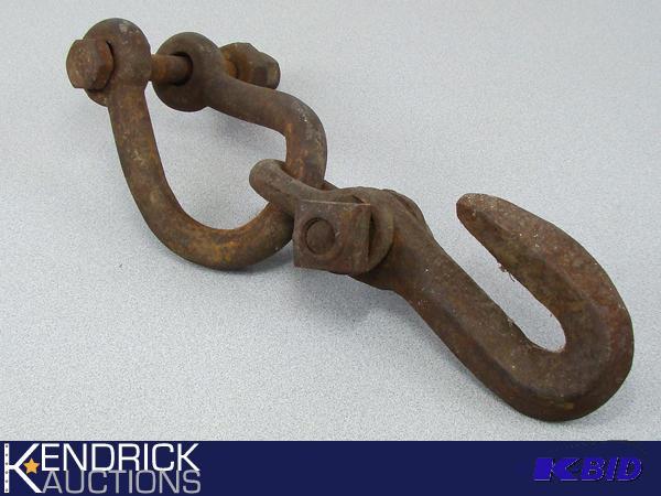 lot 100 image: Large Antique Iron Hook