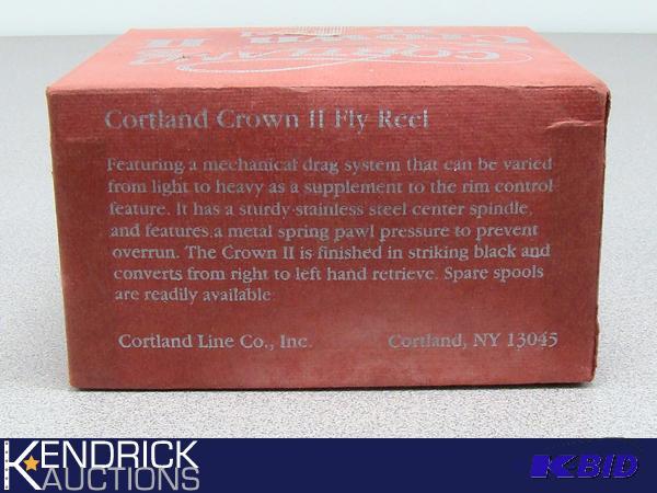 Vintage New in Box Cortland Crown 2 Fly Reel, KA #113 New Brighton  Collectors Estate Auction