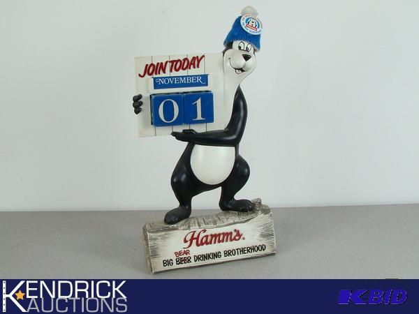 lot 13 image: Rare Vintage Hamms Beer Big Bear Drinking Brotherhood Calendar