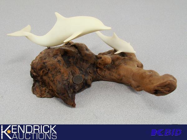 lot 155 image: John Perry Dolphin Figurine