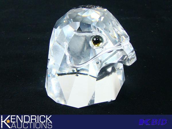 lot 165 image: Swarovski Crystal Eagle Head
