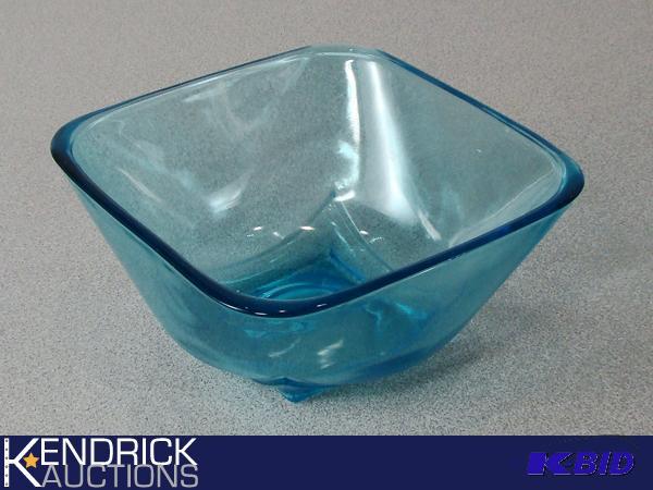 lot 187 image: Blue Square Candy Dish