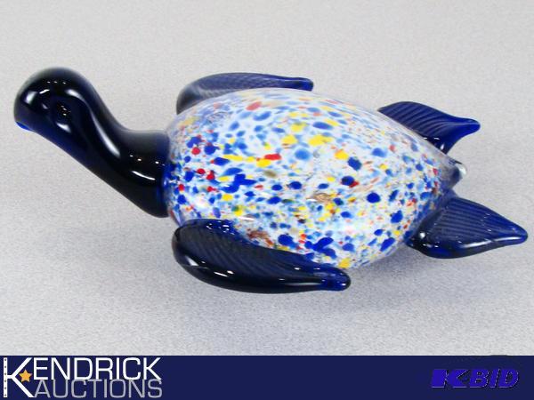 lot 189 image: Cased Glass Millefiori Type Turtle