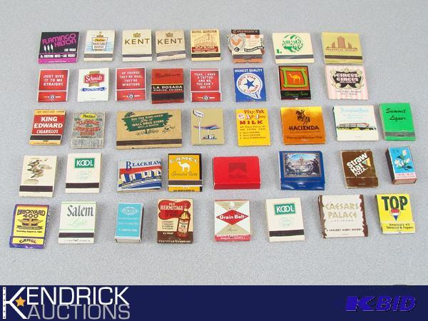 lot 25 image: Lot of Vintage Collectible Matchbooks