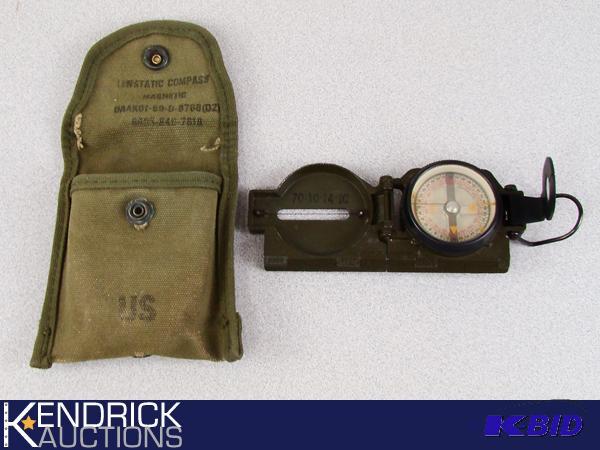 lot 30 image: US Military Compass in Case