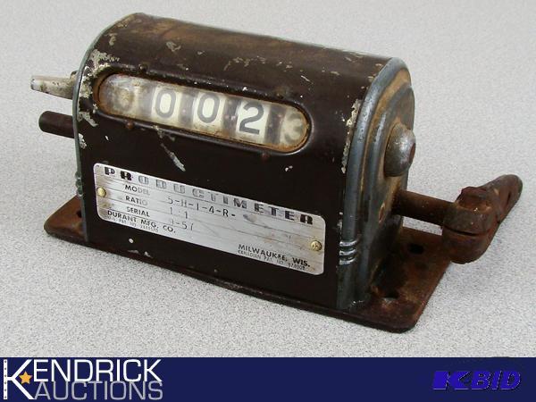 lot 4 image: Antique Durant Mfg. Co. Productimeter