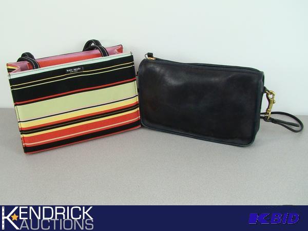 lot 40 image: Genuine Kate Spade, and Coach Purses