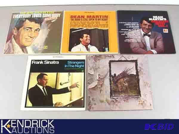 lot 44 image: 5 Vintage Vinyl LP Records
