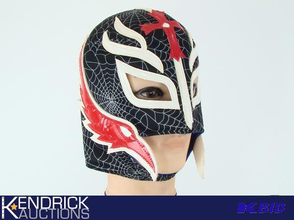 lot 7 image: Leather Accented Wresting Mask
