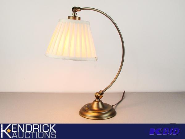 lot 83 image: Vintage Brass Desk Lamp