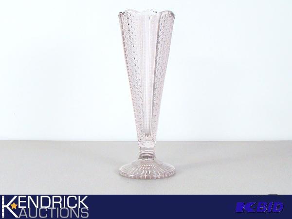 lot 88 image: Depression Glass Crystal Vase