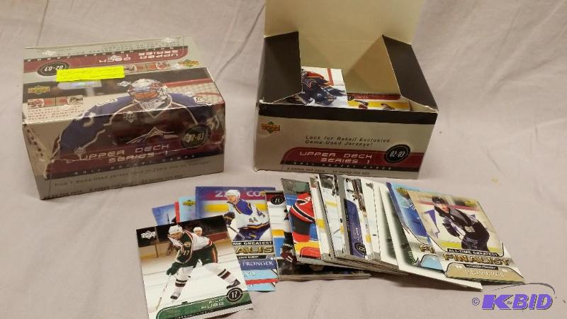 2002-03 Upper Deck series I NHL hockey cards,...