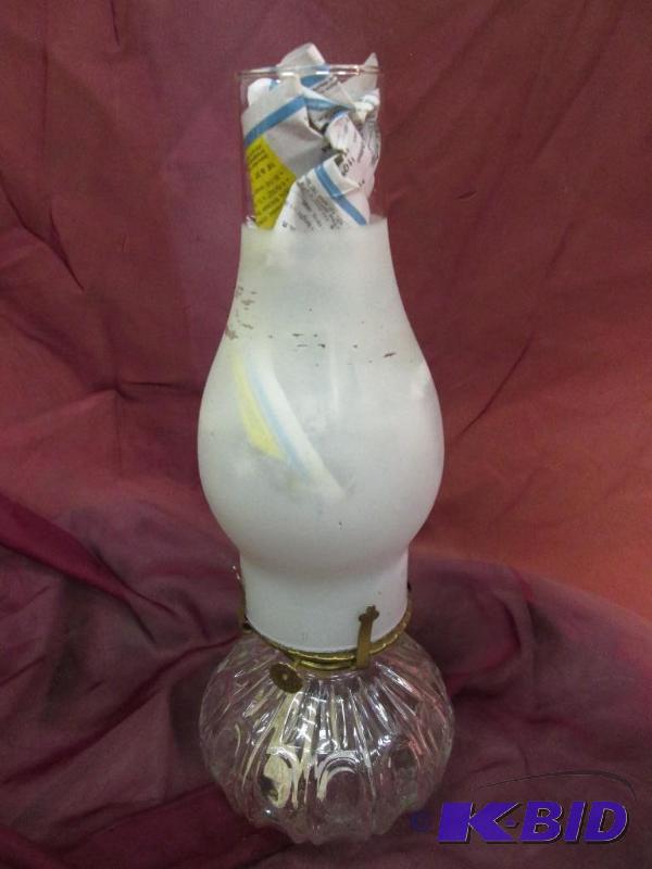 lot 203 image: Oil lamp, made in Austria...