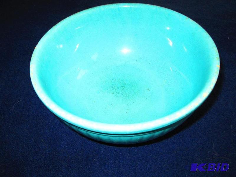 lot 208 image: Green blue bowl...