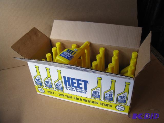 lot 10 image: Full case of Heet gas line antifreeze...