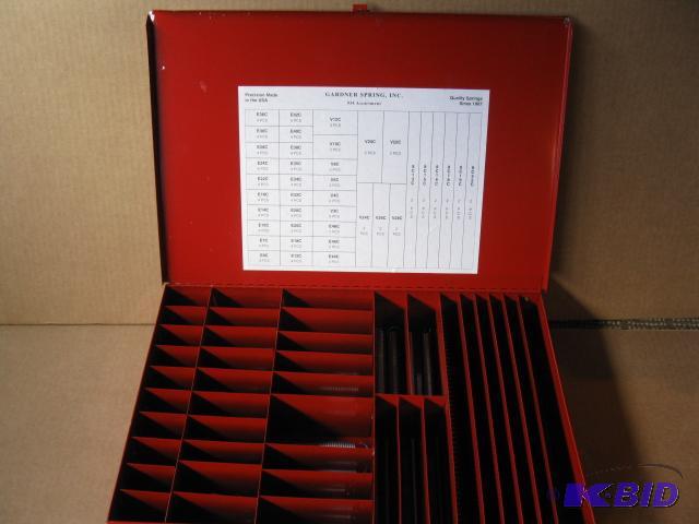 lot 8 image: Metal case of Garner Springs, 934 assortment,...