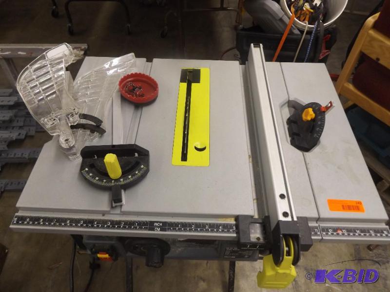 Performax 10'' Table Saw... November Consignments KBID