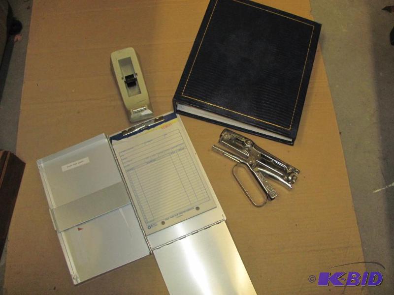 lot 124 image: Assorted Office Supplies as shown, including ...
