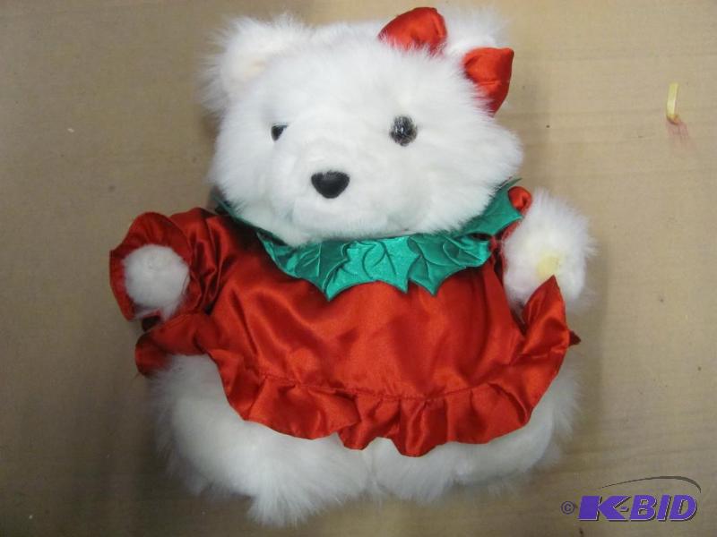 lot 137 image: 1994 Dayton-Hudson Collectible Santa Bear. Ap...